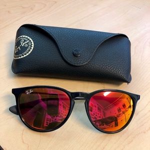 Ray bans with case